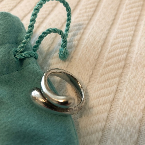 Authentic Tiffany & Co. Teardrop Ring - Picture 3 of 5